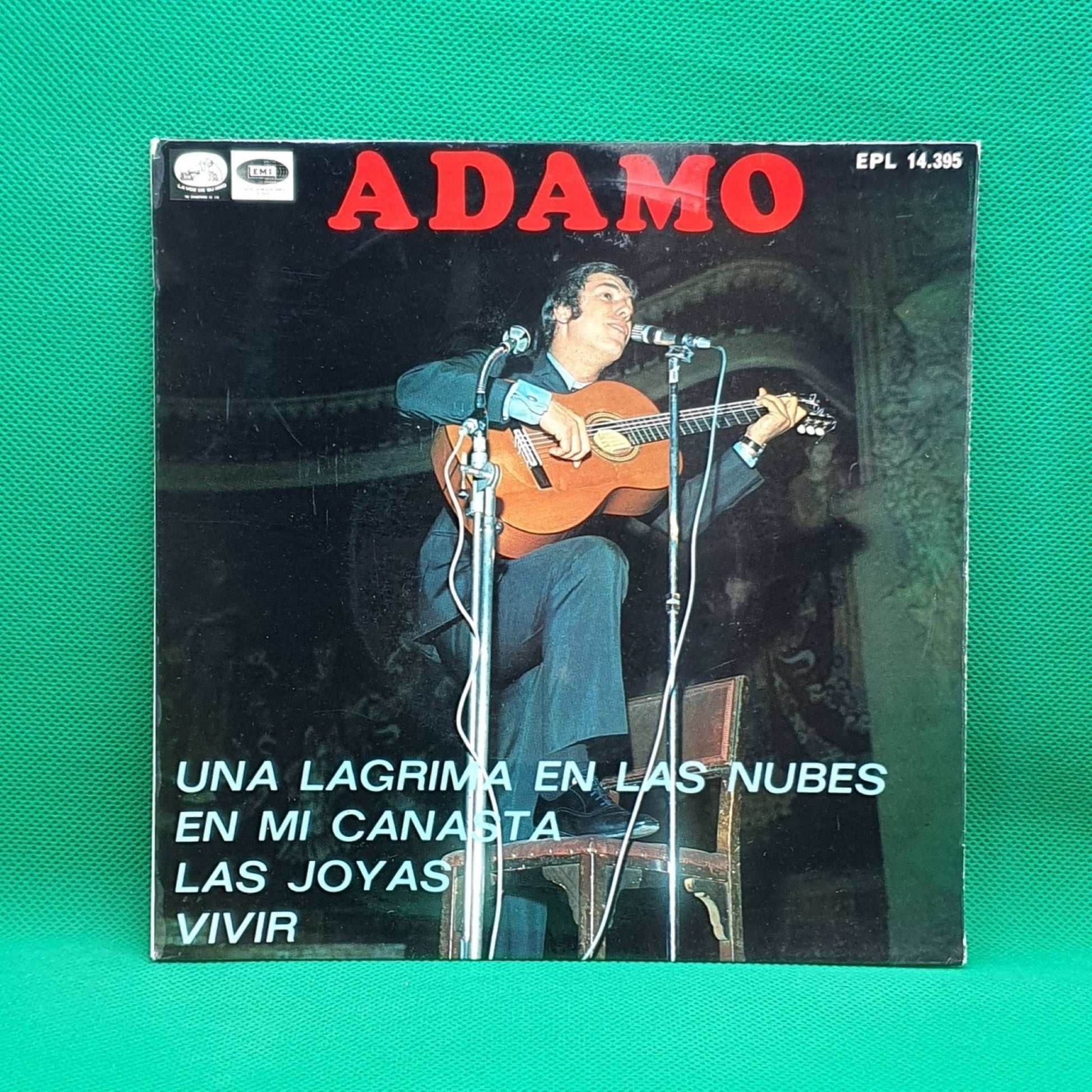 Adamo ‎– Una Lágrima En Las Nubes / En Mi Canasta / Las Joyas / Vivir - Vinyl Store Online