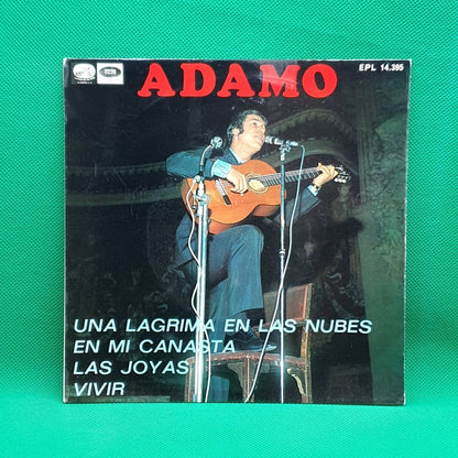 Adamo ‎– Una Lágrima En Las Nubes / En Mi Canasta / Las Joyas / Vivir - Vinyl Store Online