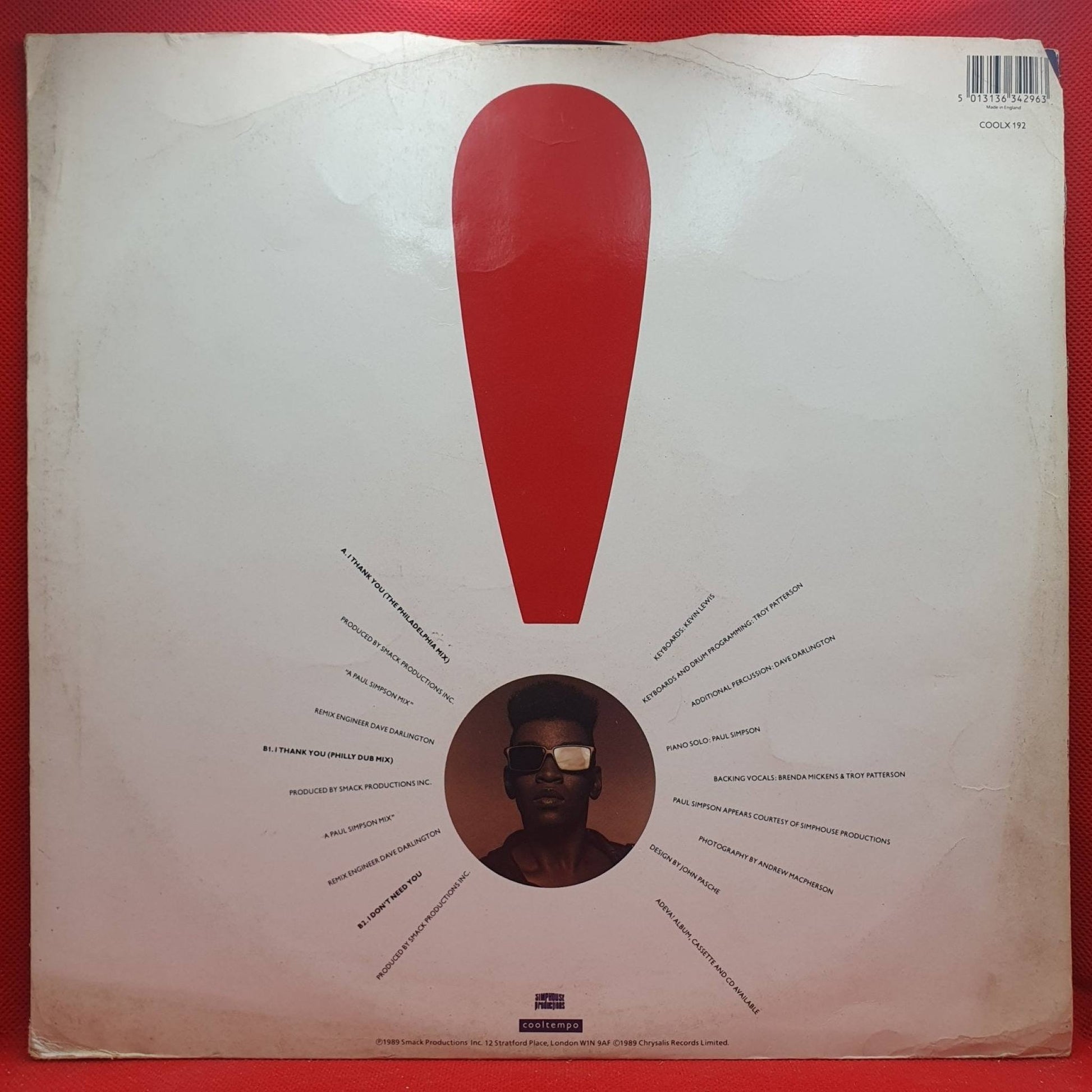 Adeva ‎– I Thank You - Vinyl Store Online
