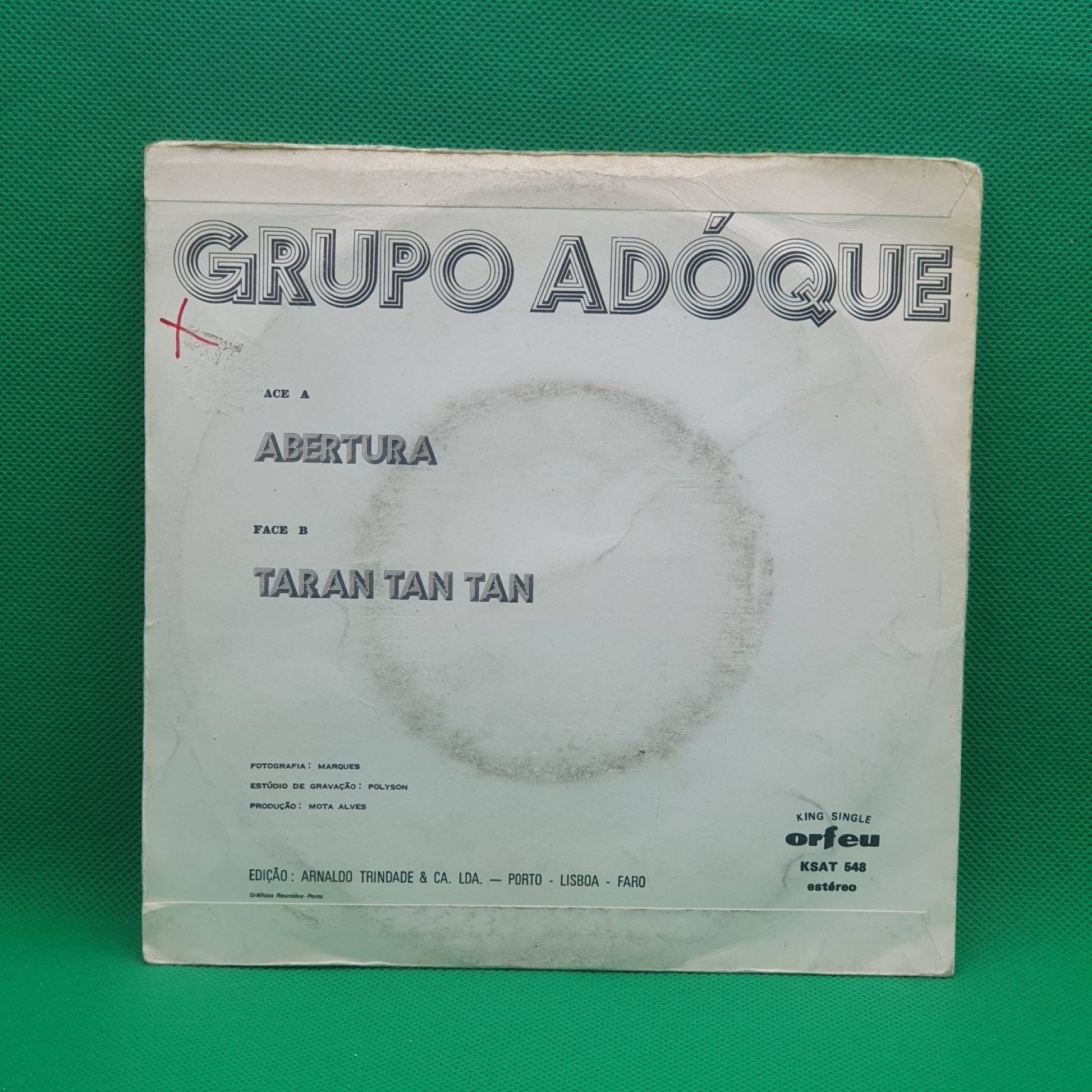 Ádóque ‎– Taran Tan Tan Não Enche Barriga - Vinyl Store Online
