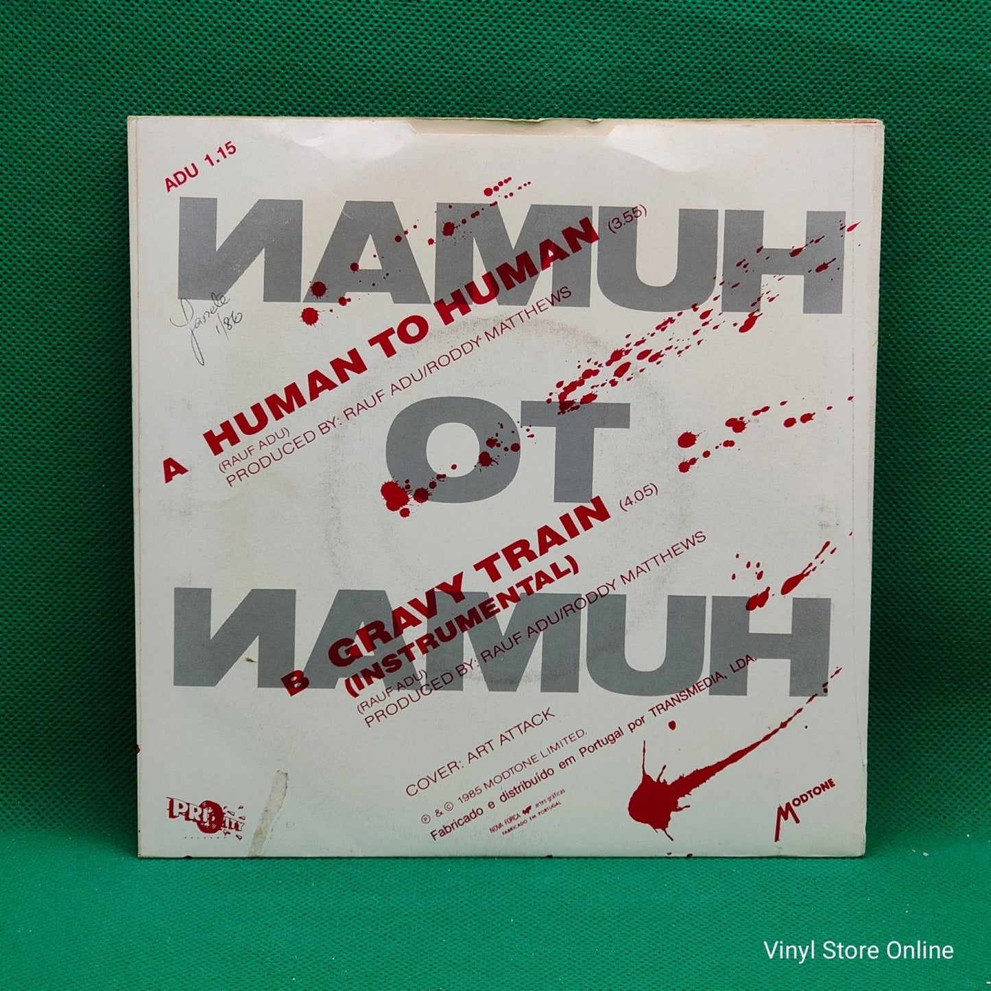 Adu ‎– Human To Human - Vinyl Store Online