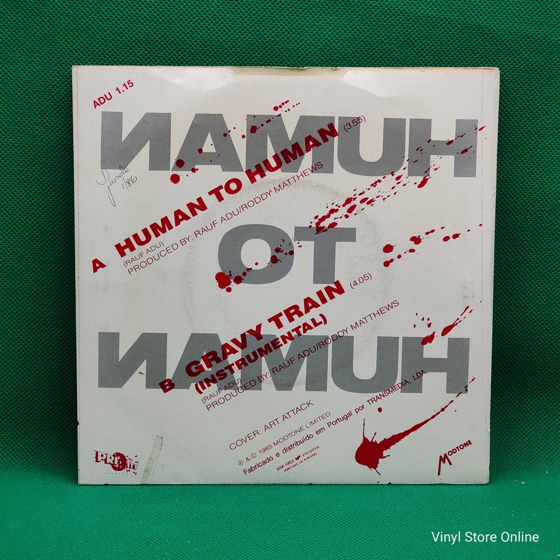 Adu ‎– Human To Human - Vinyl Store Online