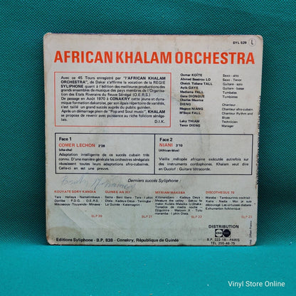 African Khalam Orchestra ‎– Comer Lechon / Niani - Vinyl Store Online