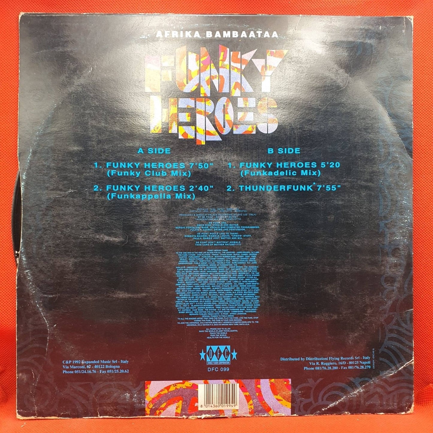 Afrika Bambaataa ‎– Funky Heroes - Vinyl Store Online