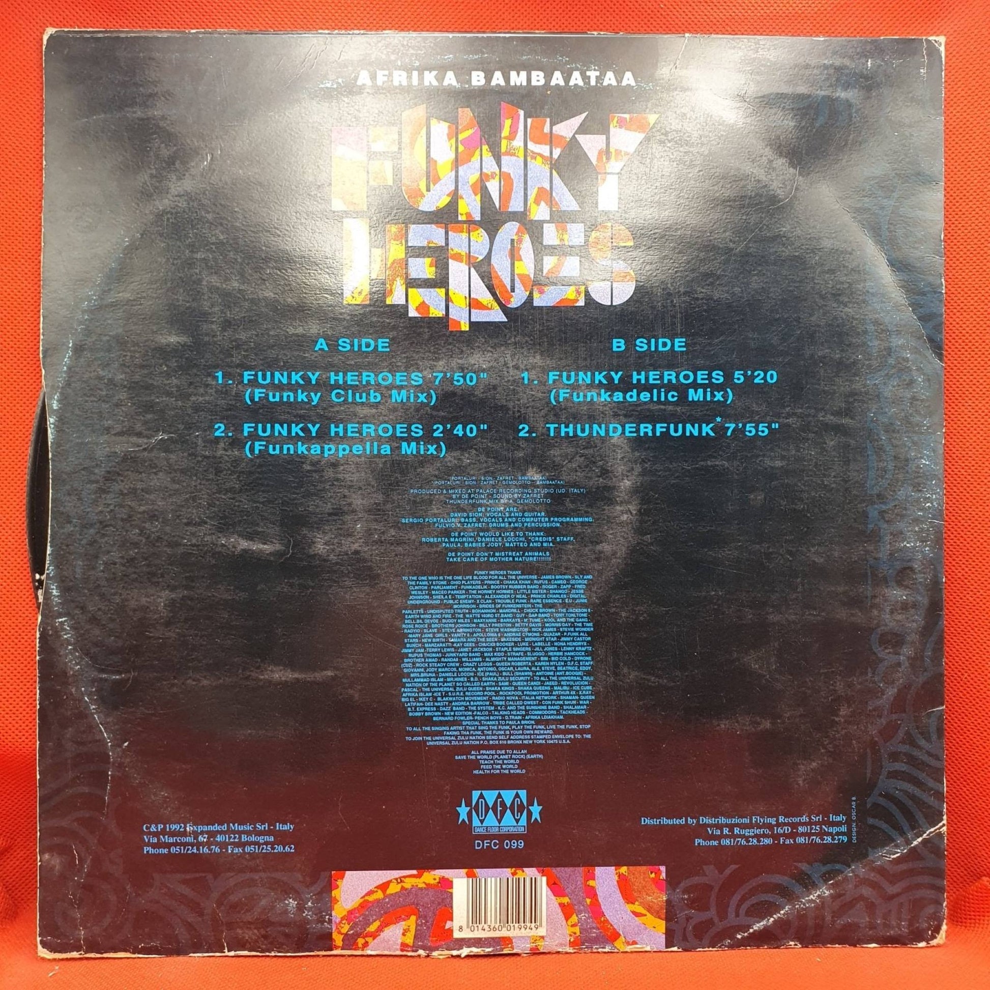 Afrika Bambaataa ‎– Funky Heroes - Vinyl Store Online