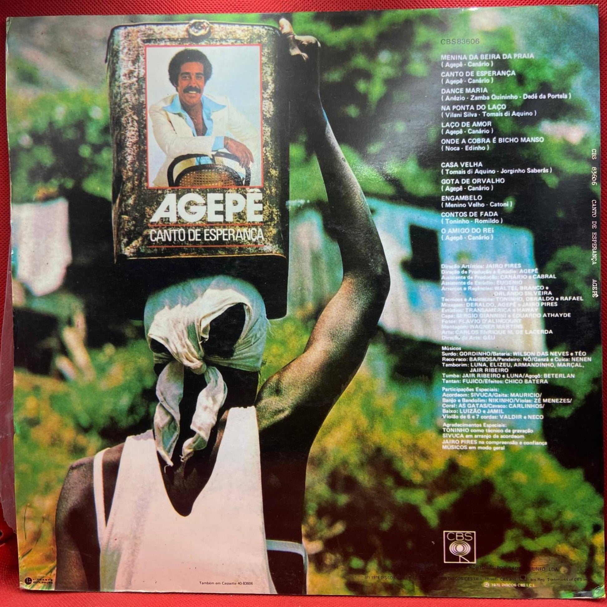 Agepê ‎– Canto De Esperança - Vinyl Store Online