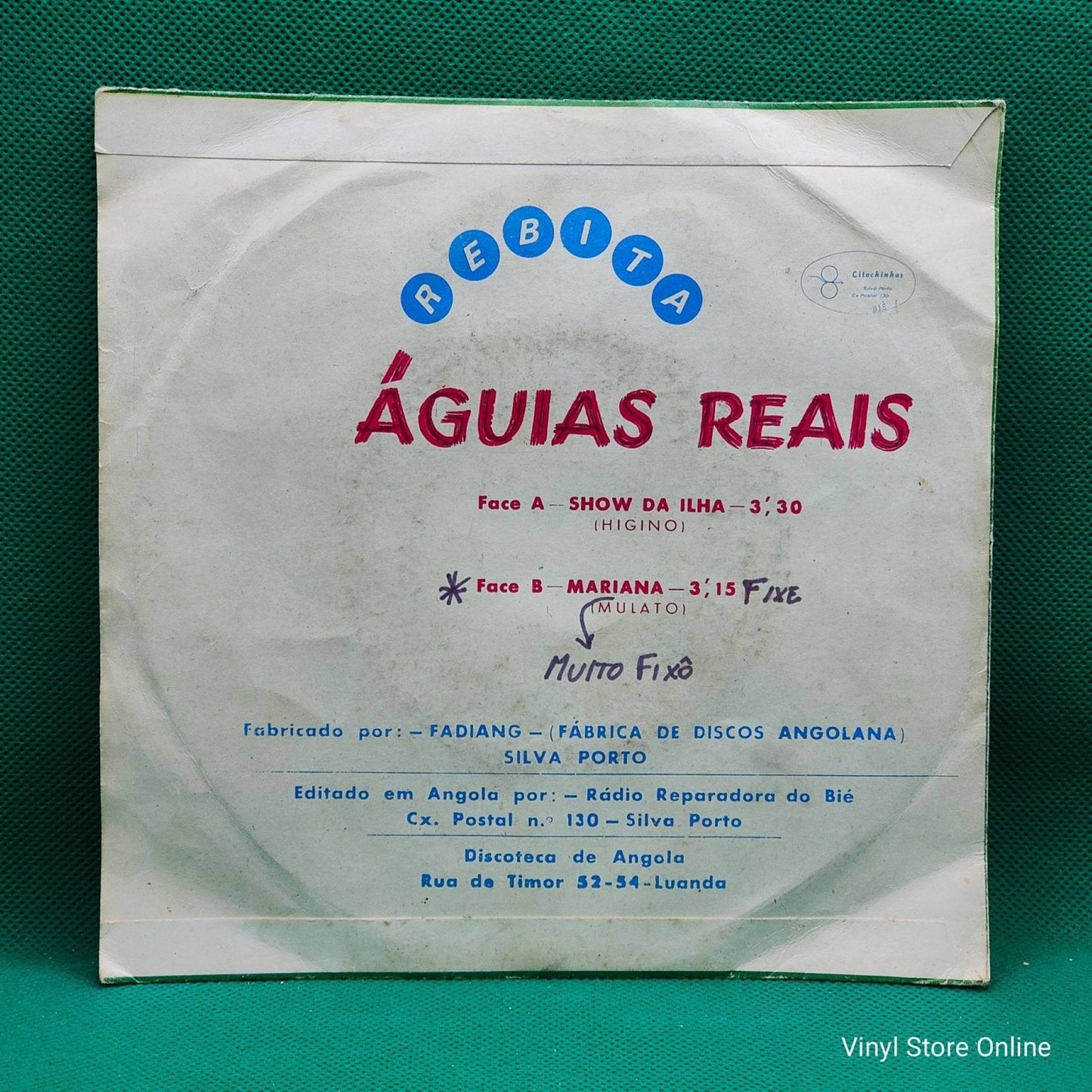 Águias Reais ‎– Show Da Ilha / Mariana - Vinyl Store Online