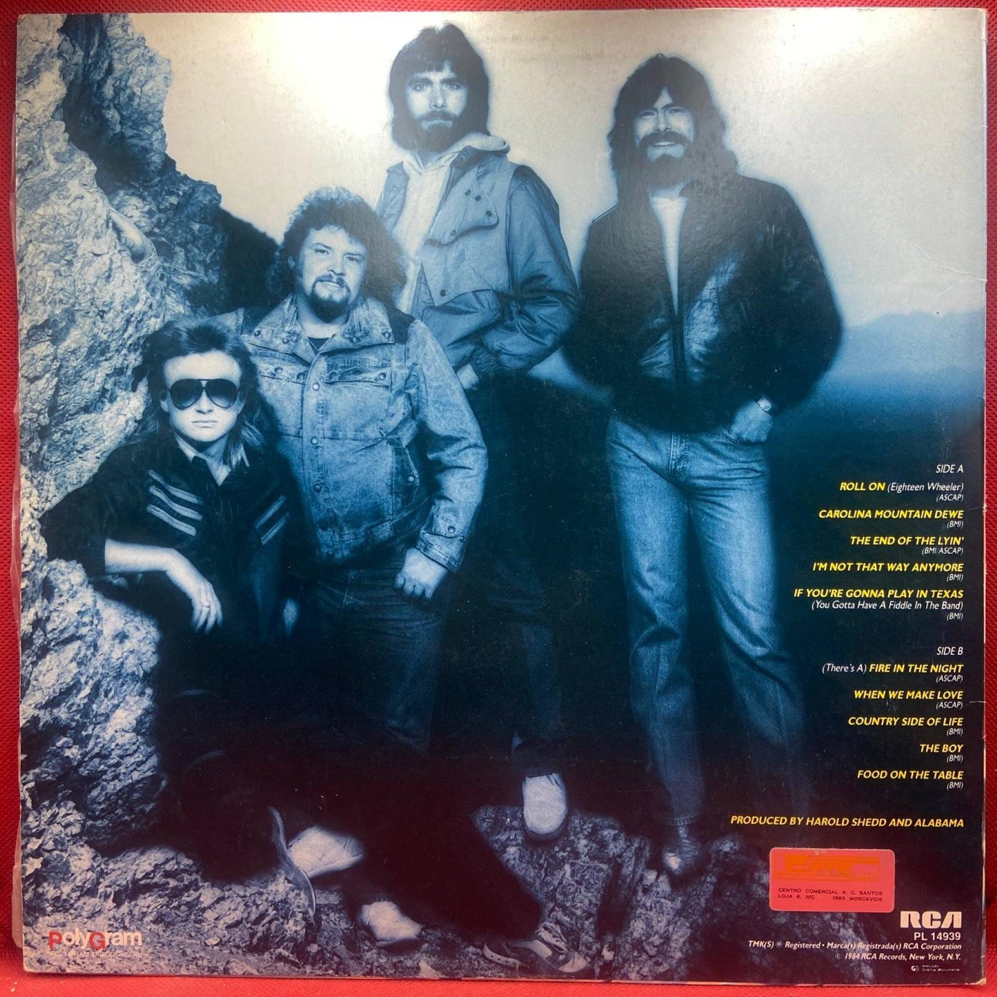 Alabama ‎– Roll On - Vinyl Store Online