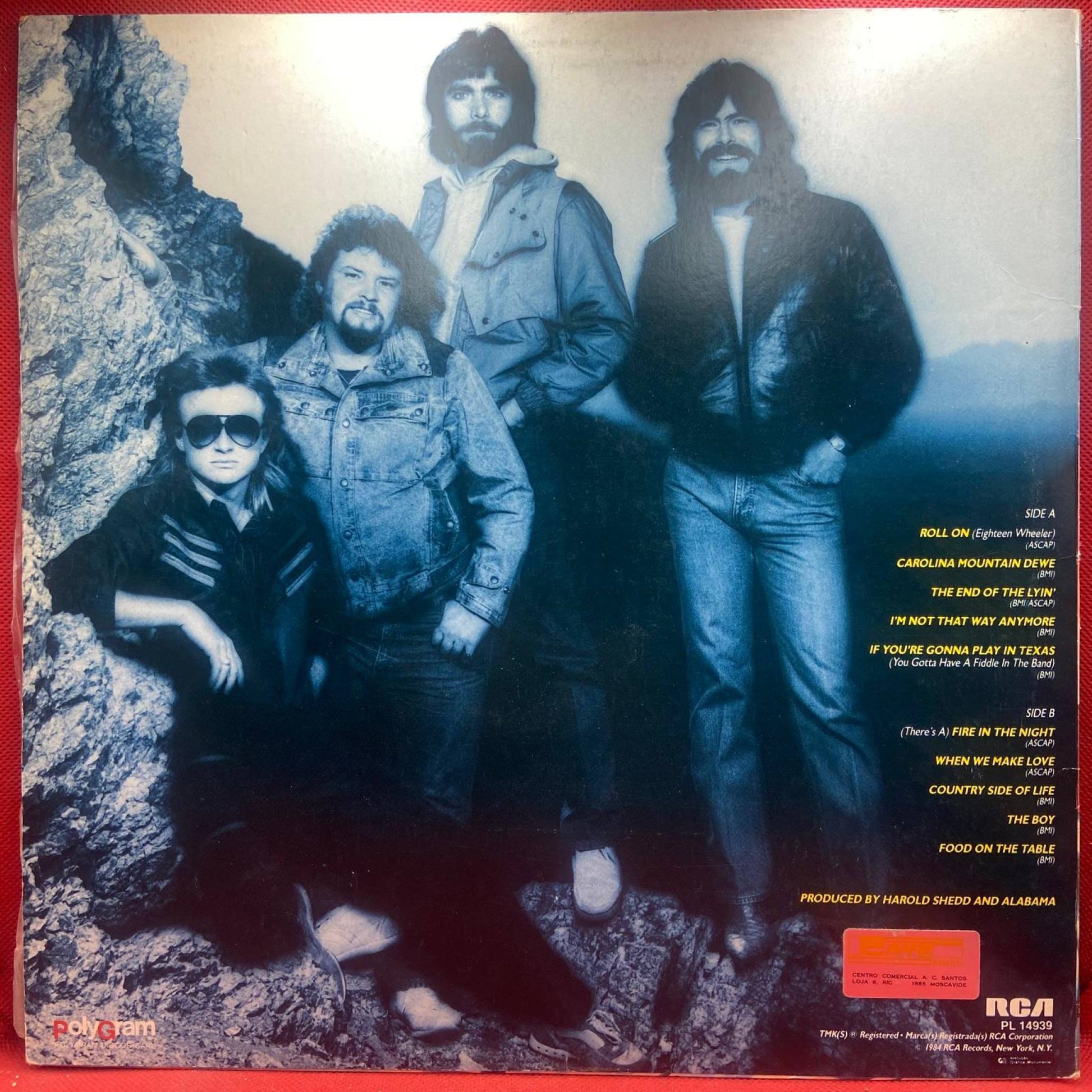 Alabama ‎– Roll On - Vinyl Store Online