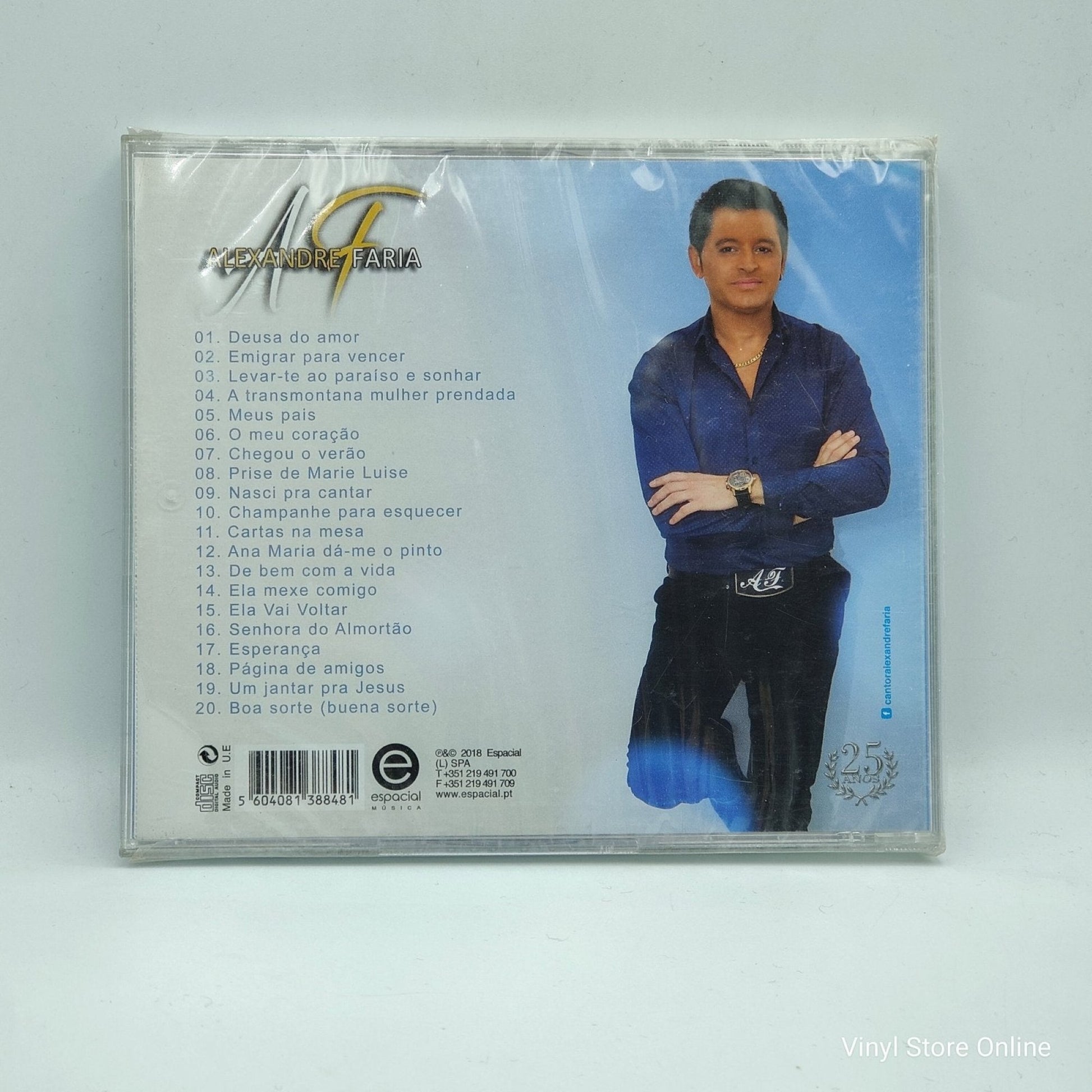 Alexandre Faria ‎– 25 Anos - Vinyl Store Online