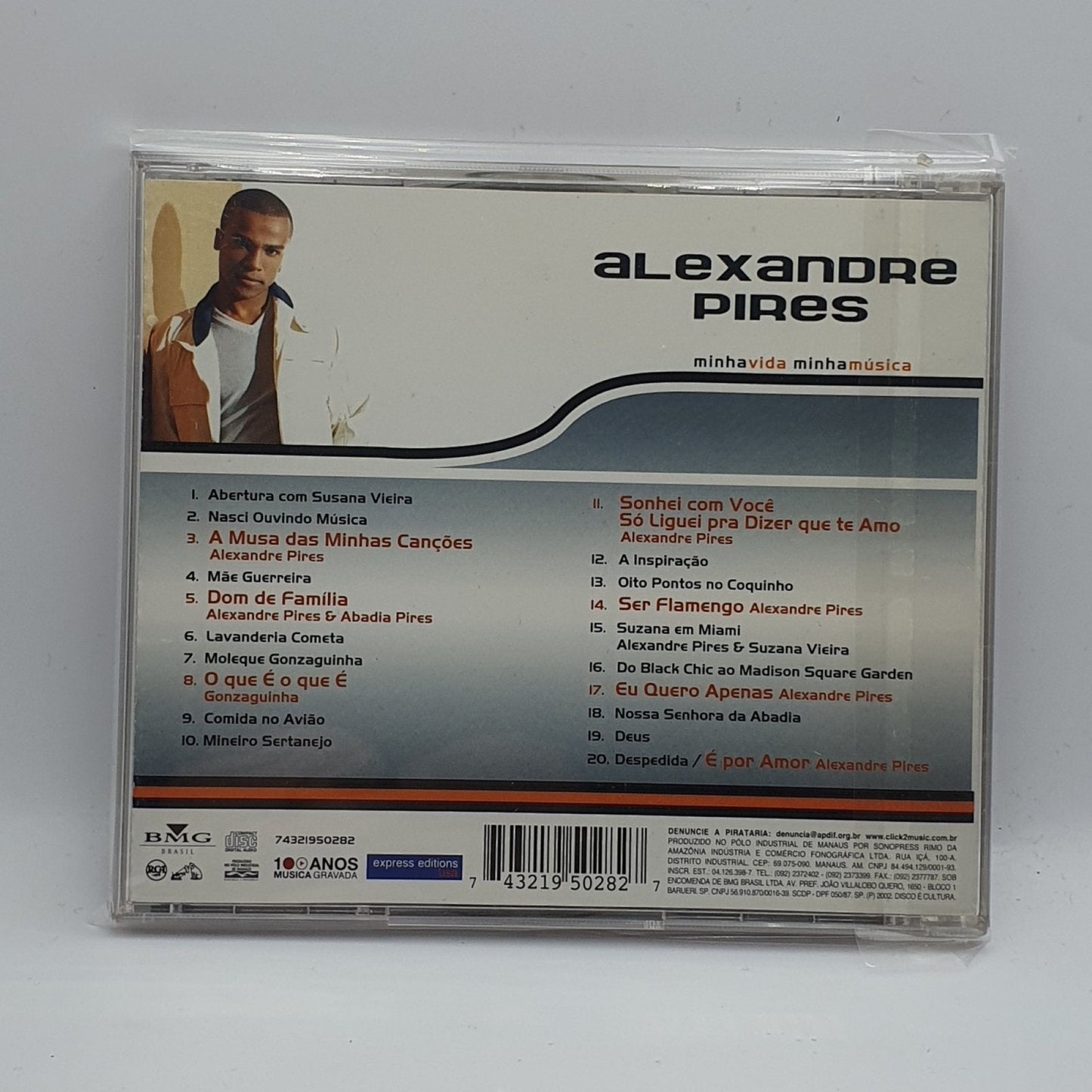 Alexandre Pires ‎– Minha Vida Minha Música - Vinyl Store Online