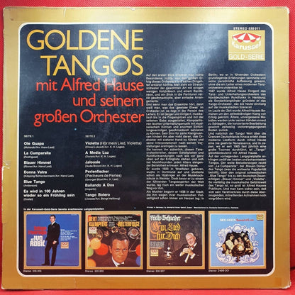 Alfred Hause Mit Seinem Großen Orchester ‎– Goldene Tangos - Vinyl Store Online