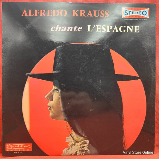Alfredo Kraus, Orquesta de Cámara de Madrid ‎– Chante L’Espagne - Vinyl Store Online
