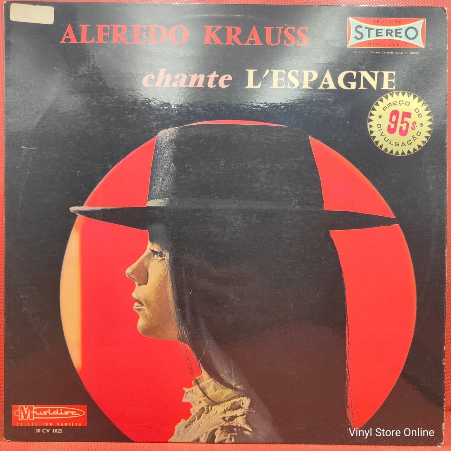 Alfredo Kraus, Orquesta de Cámara de Madrid, José Luis Lloret ‎– Chante L’Espagne - Vinyl Store Online