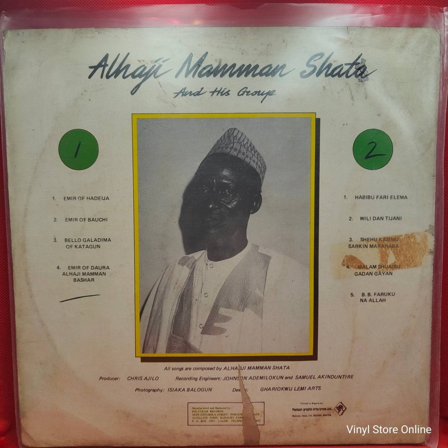 Alhaji Mamman Shata Katsina And His Group ‎– Alhaji Mamman Shata And His Group - Vinyl Store Online