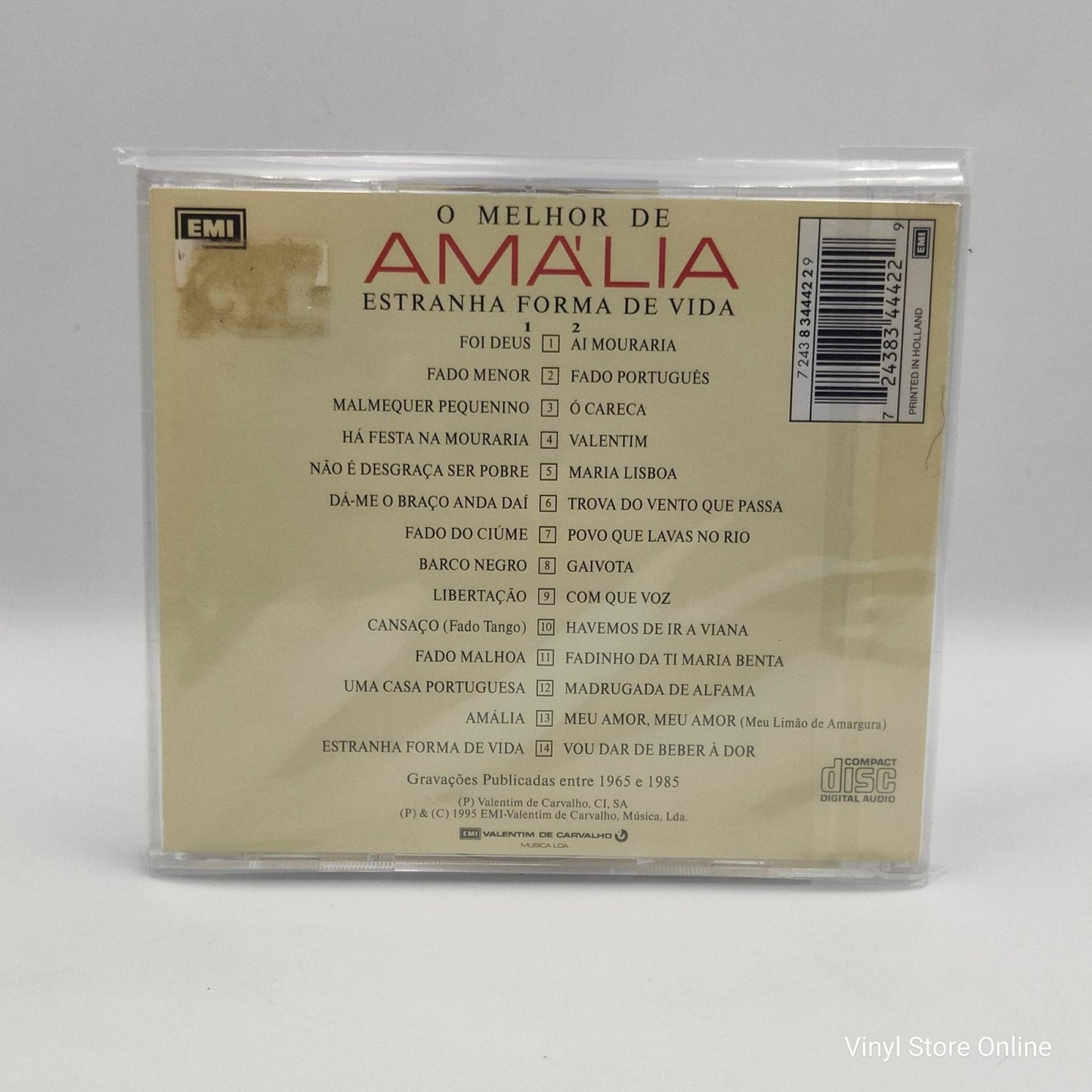 Amália ‎– O Melhor De Amália (Estranha Forma De Vida) - Vinyl Store Online