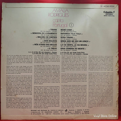 Amália Rodrigues ‎– Canta Portugal - Vinyl Store Online
