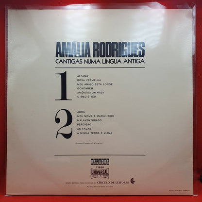 Amália Rodrigues ‎– Cantigas Numa Língua Antiga - Vinyl Store Online