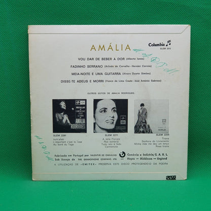 Amália Rodrigues ‎– Vou Dar De Beber À Dor (Mariquinhas) - Vinyl Store Online
