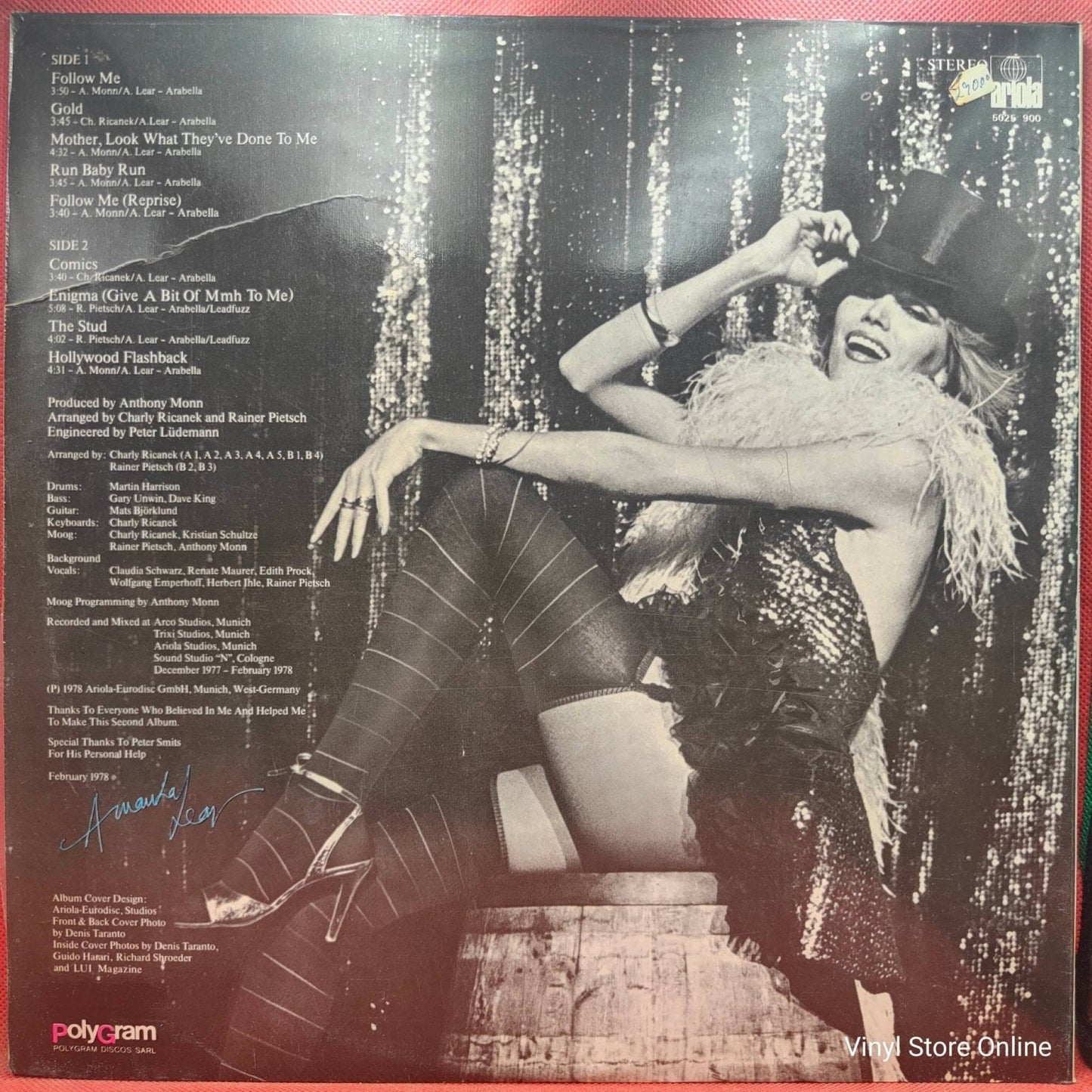 Amanda Lear ‎– Sweet Revenge - Vinyl Store Online