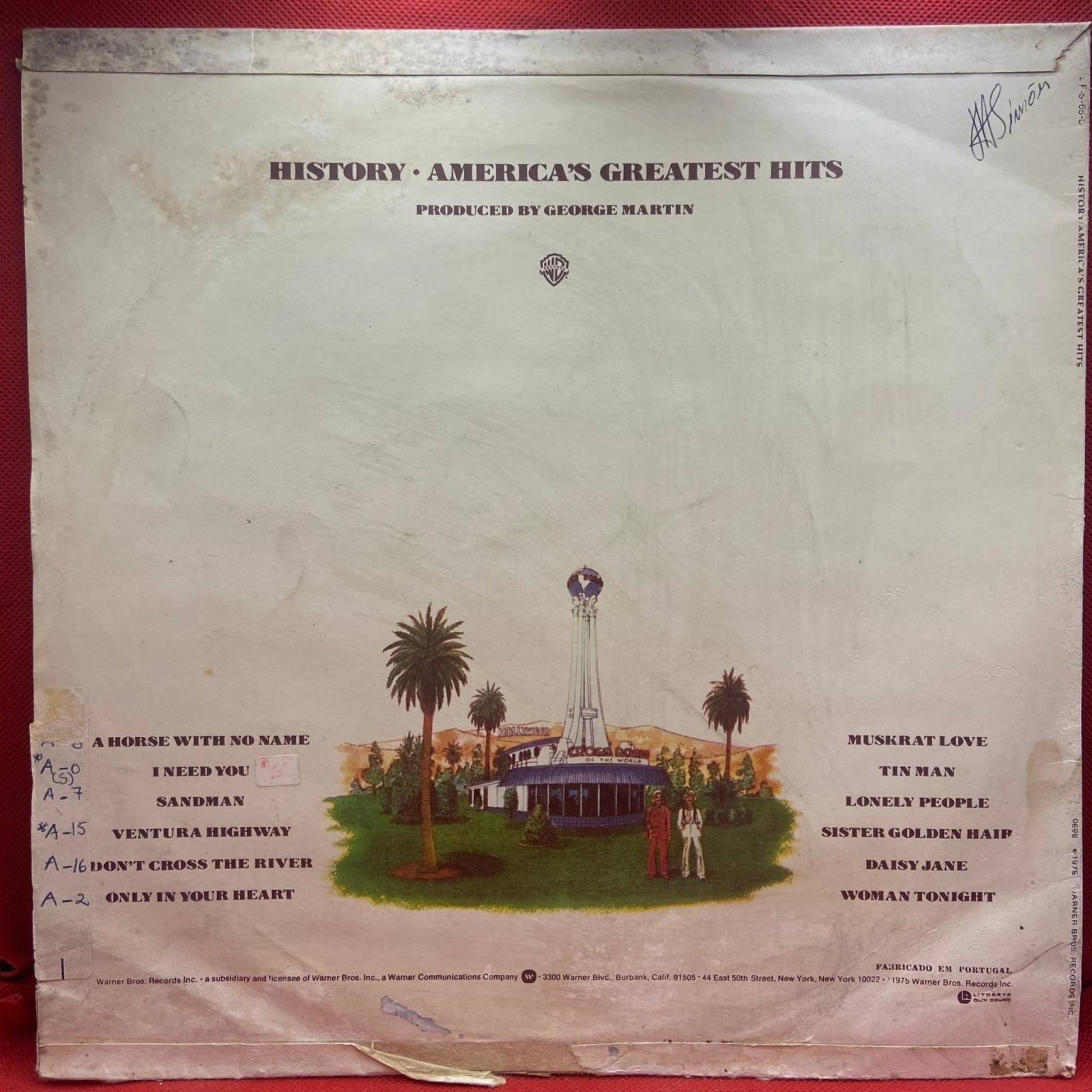 America ‎– History · America's Greatest Hits - Vinyl Store Online