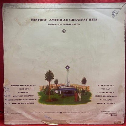 America ‎– History · America's Greatest Hits - Vinyl Store Online