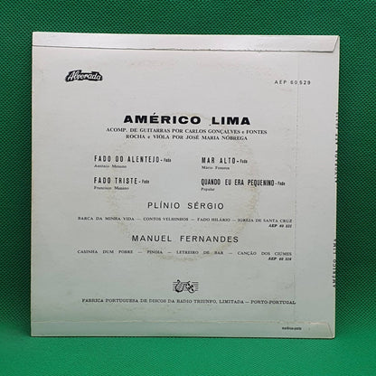 Américo Lima ‎– Fado Do Alentejo - Vinyl Store Online