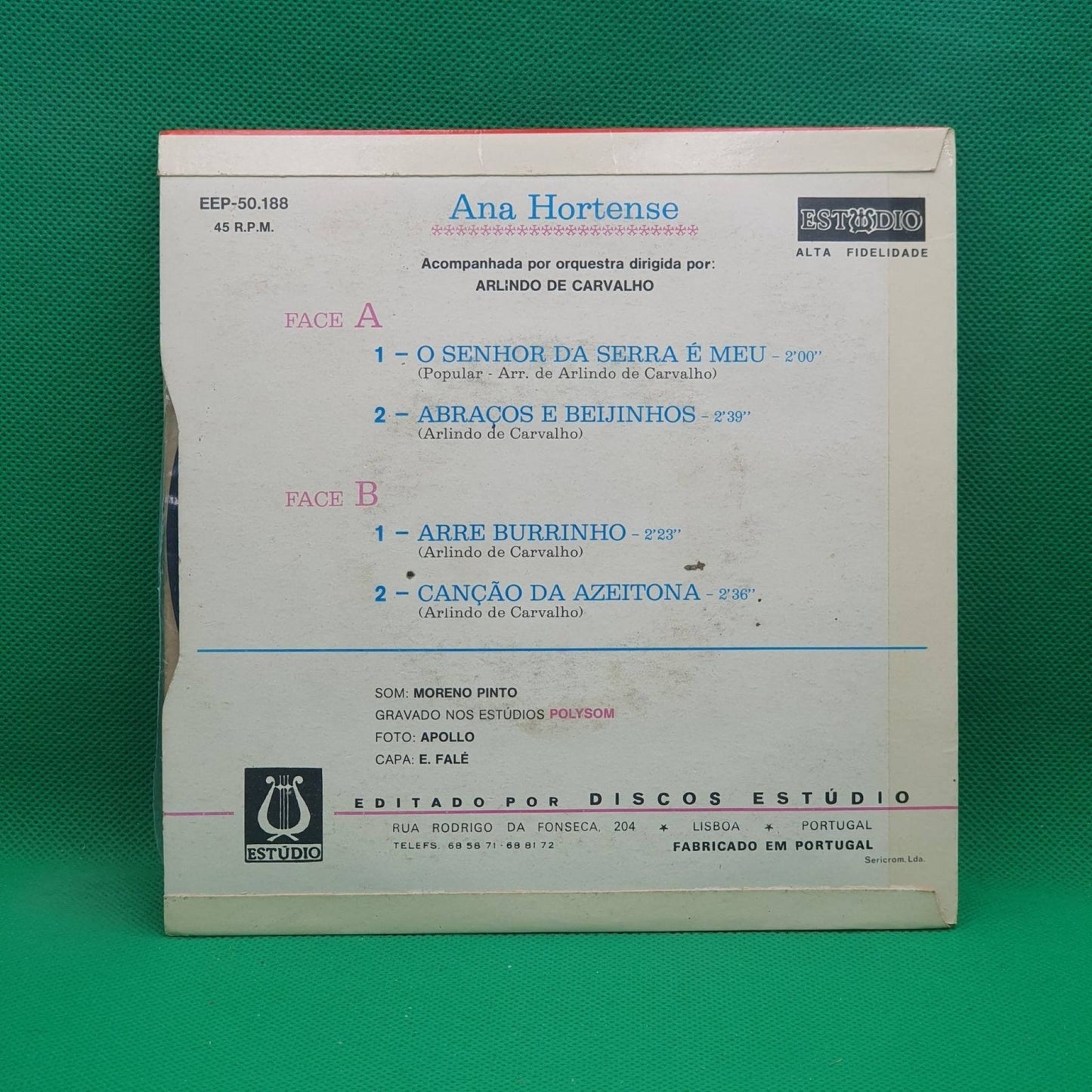 Ana Hortense ‎– O Senhor Da Serra É Meu - Vinyl Store Online