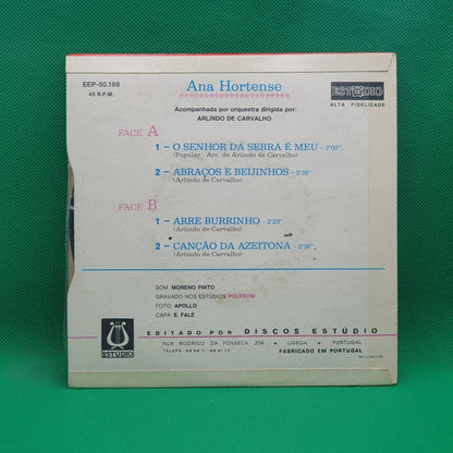 Ana Hortense ‎– O Senhor Da Serra É Meu - Vinyl Store Online