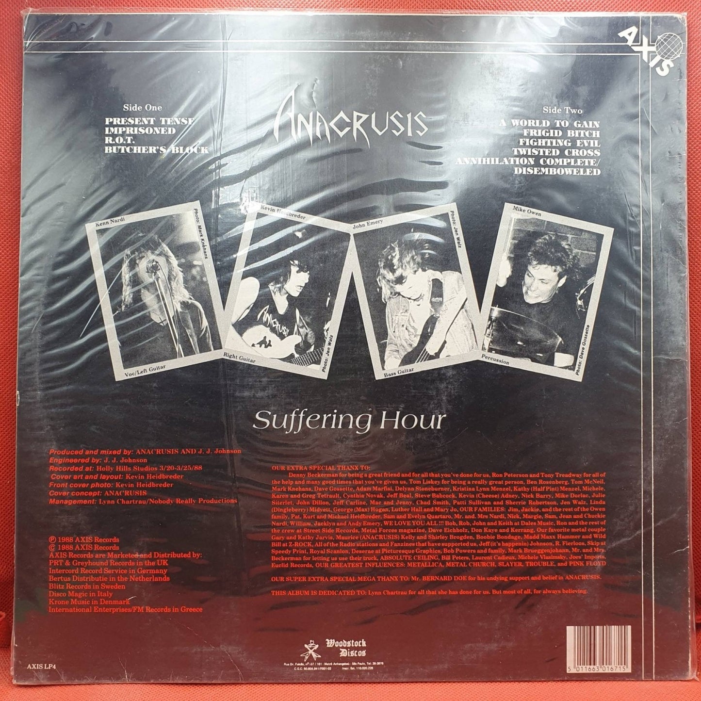 Anacrusis ‎– Suffering Hour - Vinyl Store Online