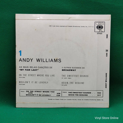 Andy Williams ‎– As Mais Belas Canções De My Fair Lady - Vinyl Store Online