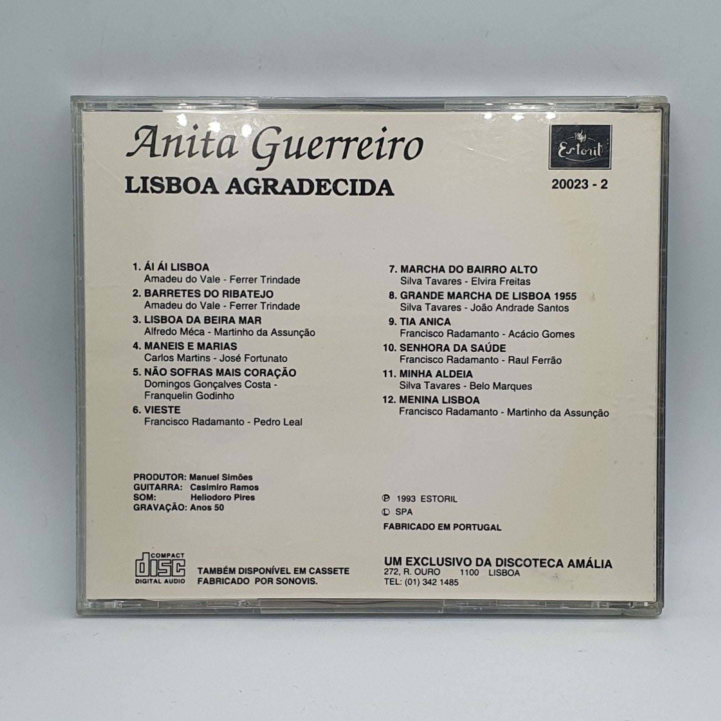 Anita Guerreiro ‎– Lisboa Agradecida - Vinyl Store Online