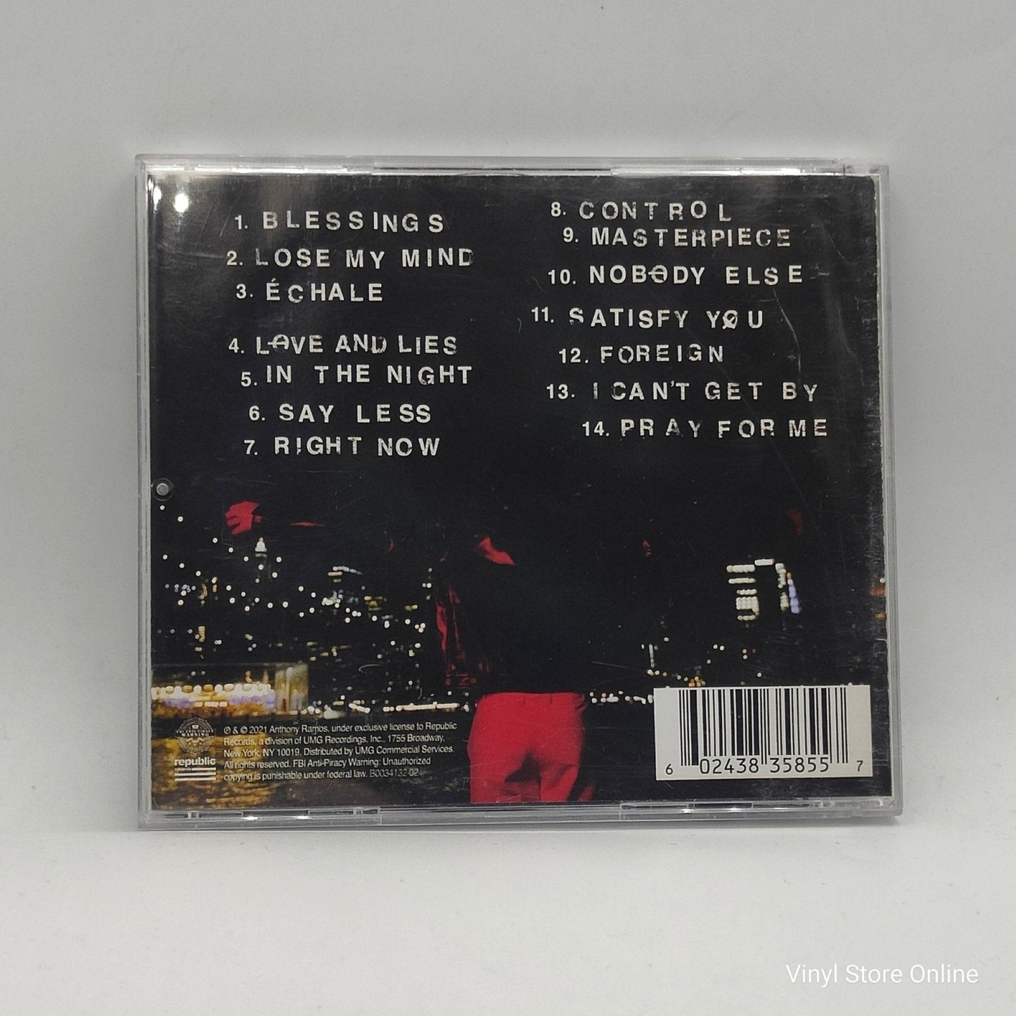 Anthony Ramos ‎– Love And Lies - Vinyl Store Online