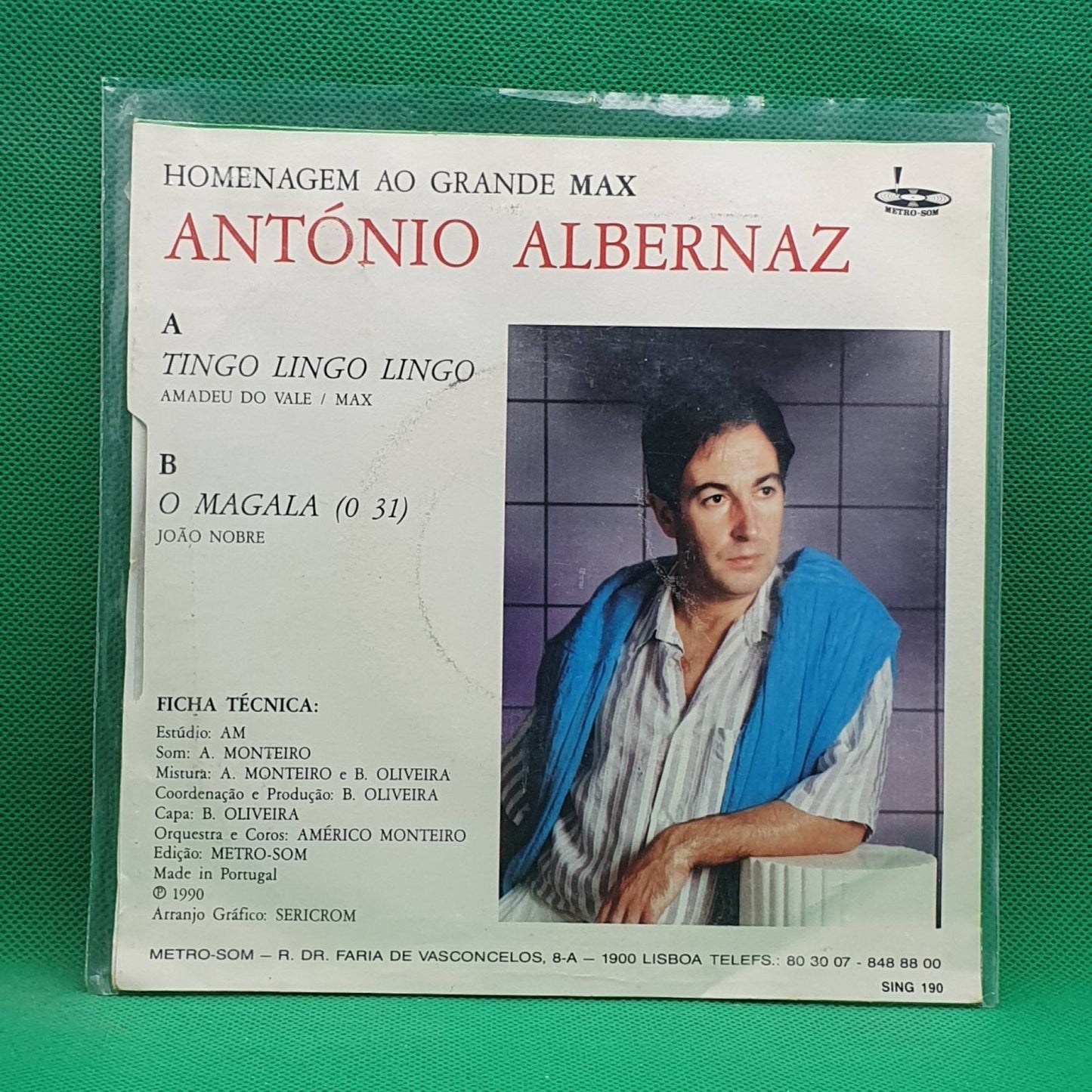 António Albernaz ‎– Tingo Lingo Lingo/ O Magala (0 31) - Vinyl Store Online