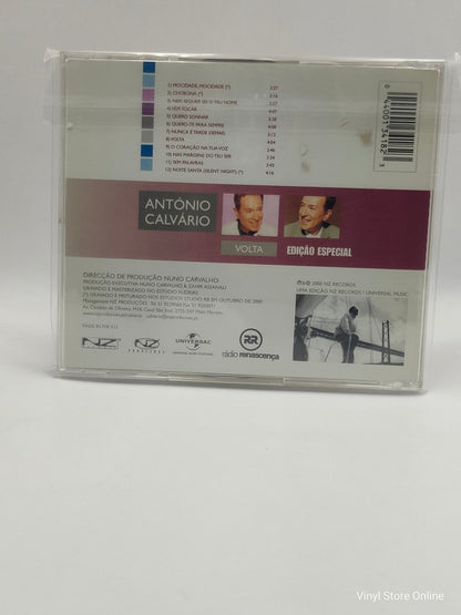 António Calvário ‎– Volta - Edição Especial - Vinyl Store Online