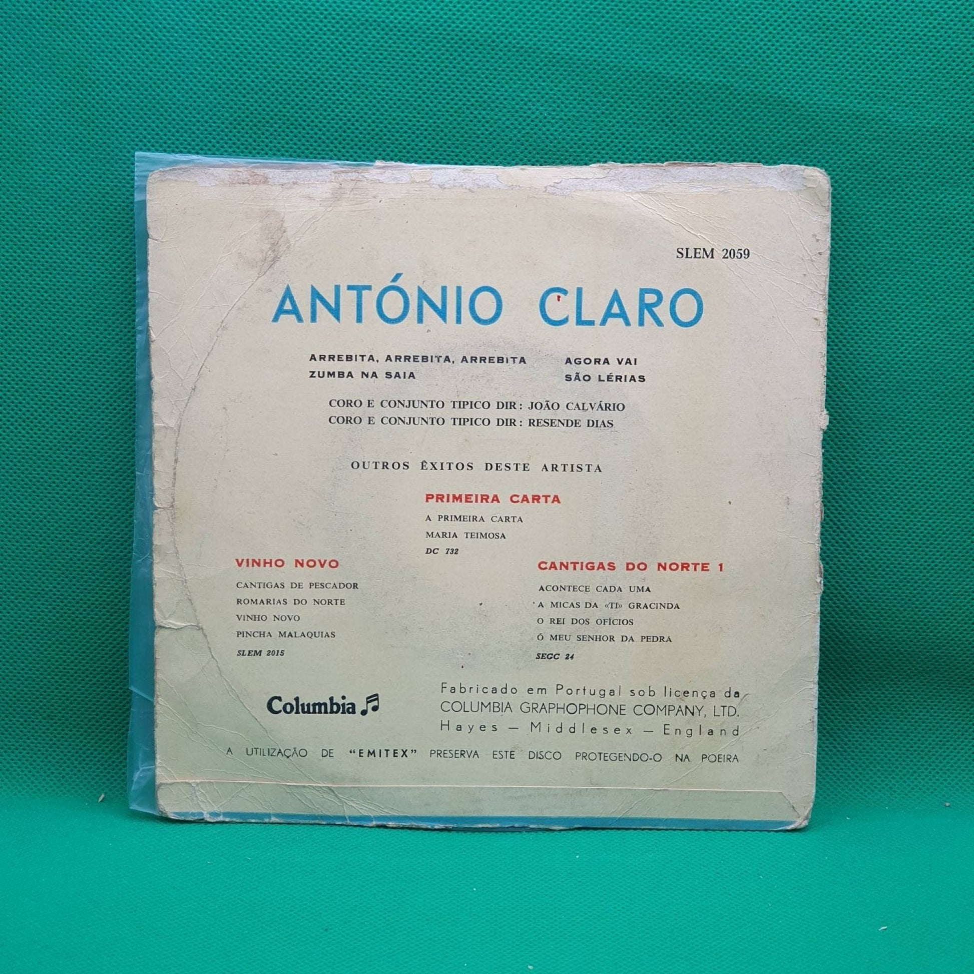 António Claro ‎– Arrebita, arrebita, arrebita - Vinyl Store Online