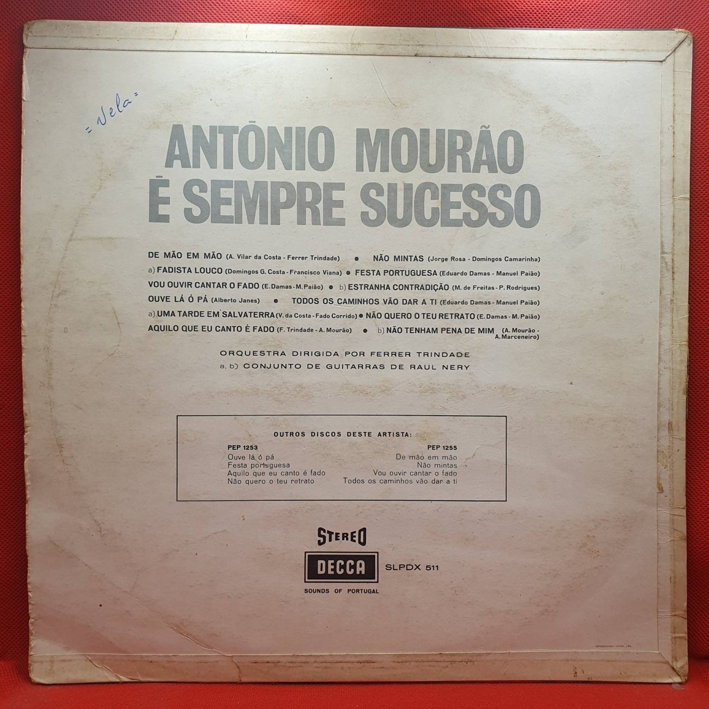 António Mourão ‎– É Sempre Sucesso - Vinyl Store Online