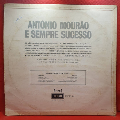 António Mourão ‎– É Sempre Sucesso - Vinyl Store Online