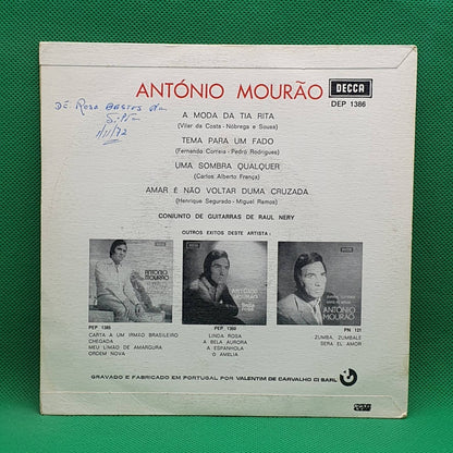 António Mourão ‎– Uma Sombra Qualquer - Vinyl Store Online