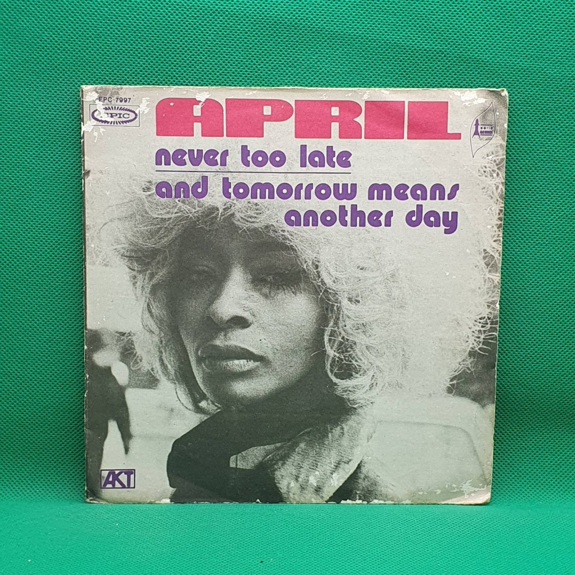 April ‎– Never Too Late - Vinyl Store Online