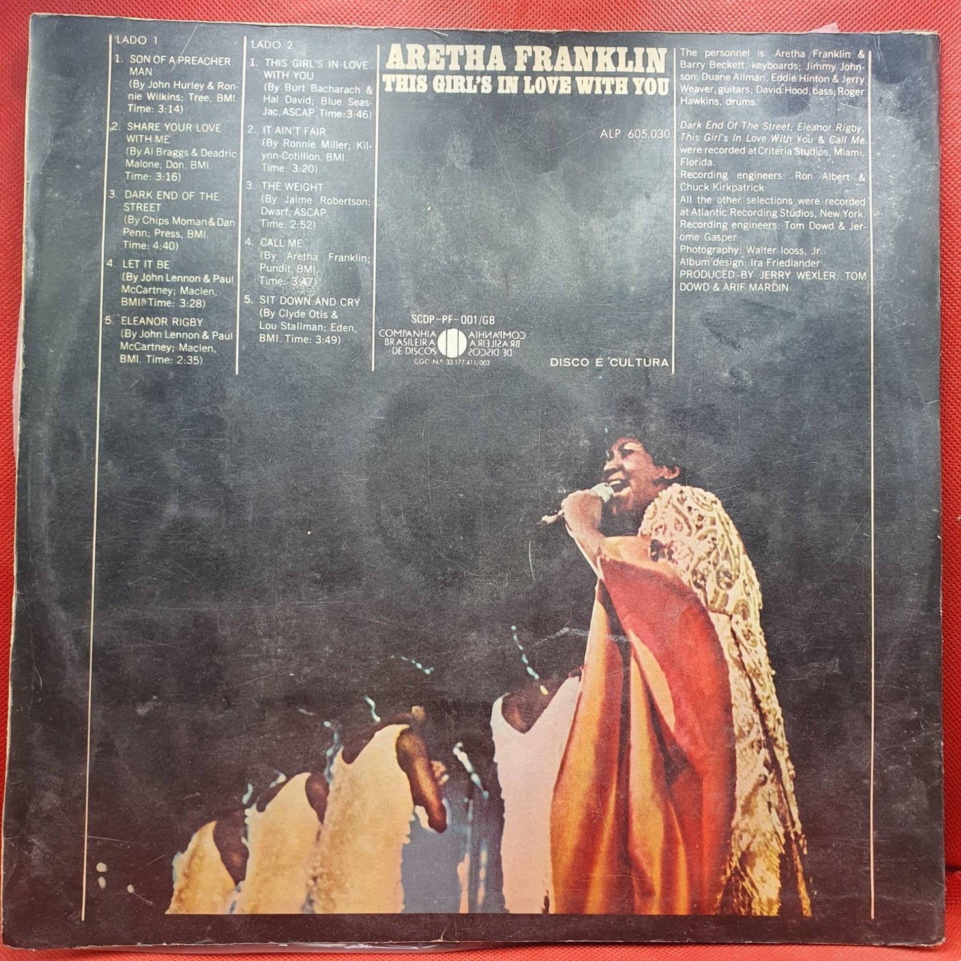 Aretha Franklin ‎– This Girl's In Love With You - Vinyl Store Online