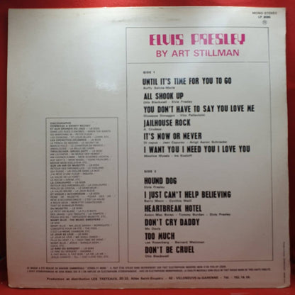 Art Stillman ‎– Hommage A Elvis Presley - Vinyl Store Online