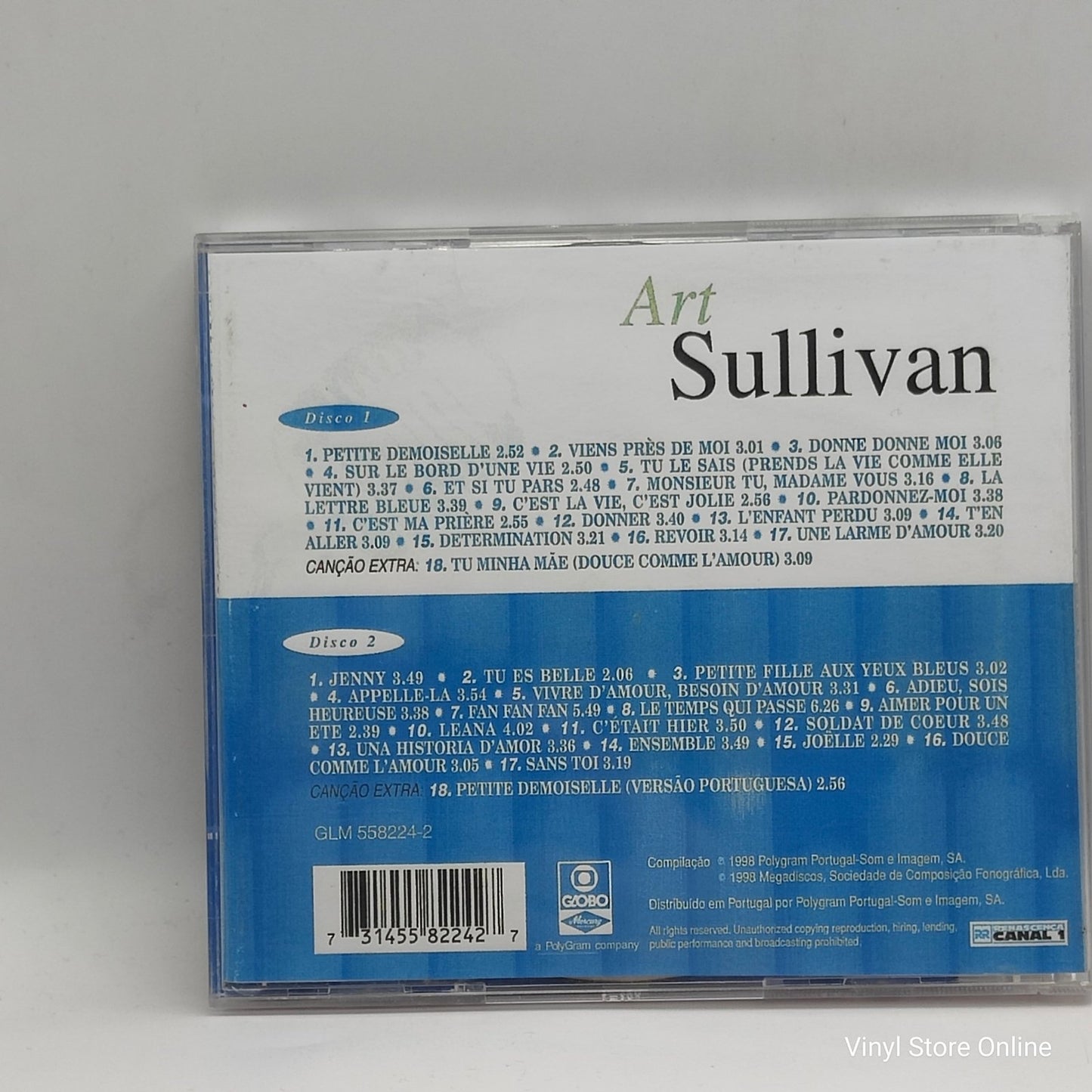 Art Sullivan ‎– 36 Canções - Vinyl Store Online