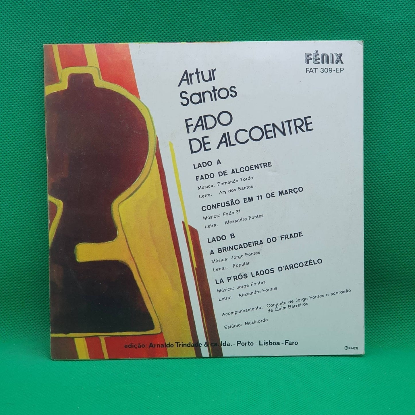 Artur Santos ‎– Fado De Alcoentre - Vinyl Store Online
