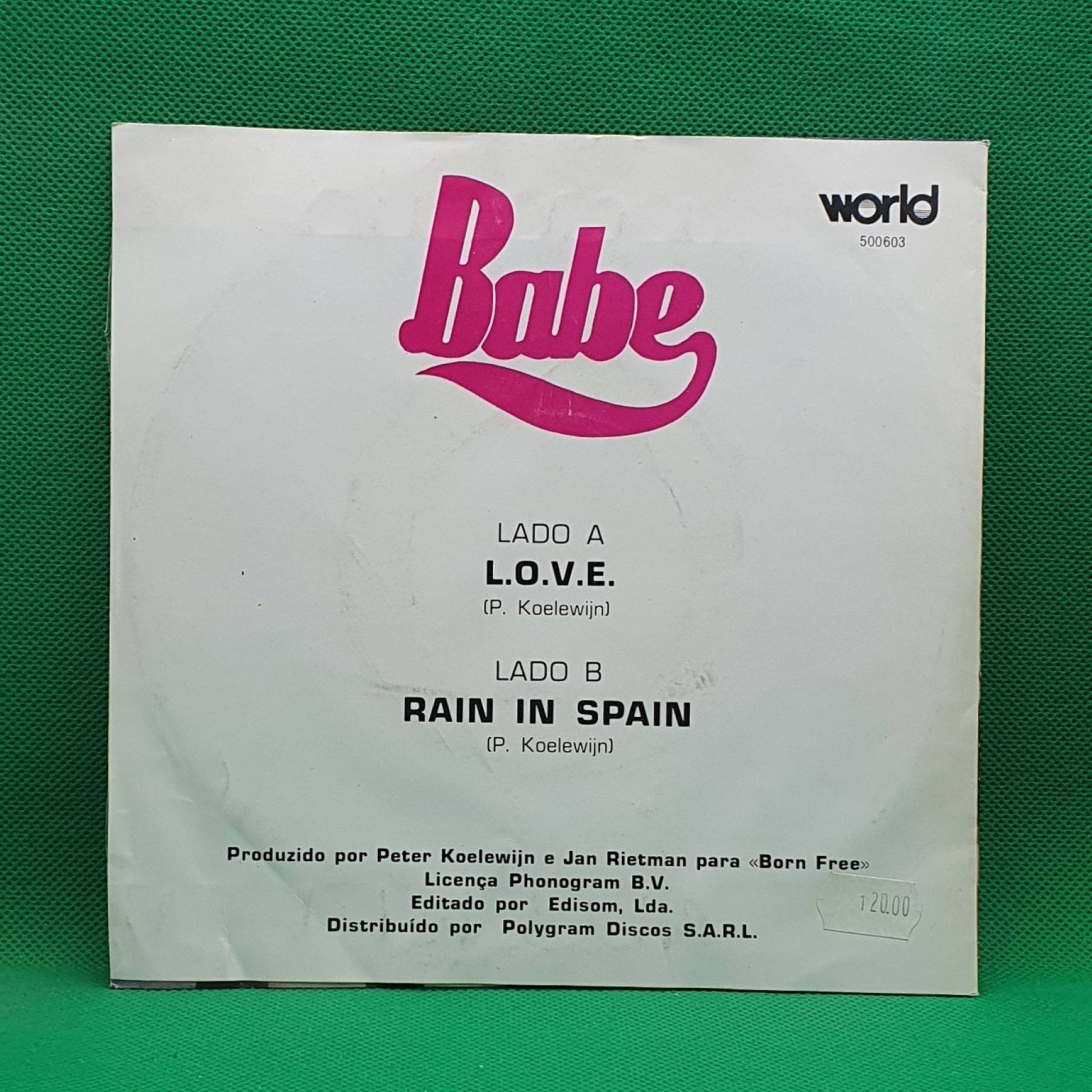 Babe ‎– L.O.V.E. - Vinyl Store Online