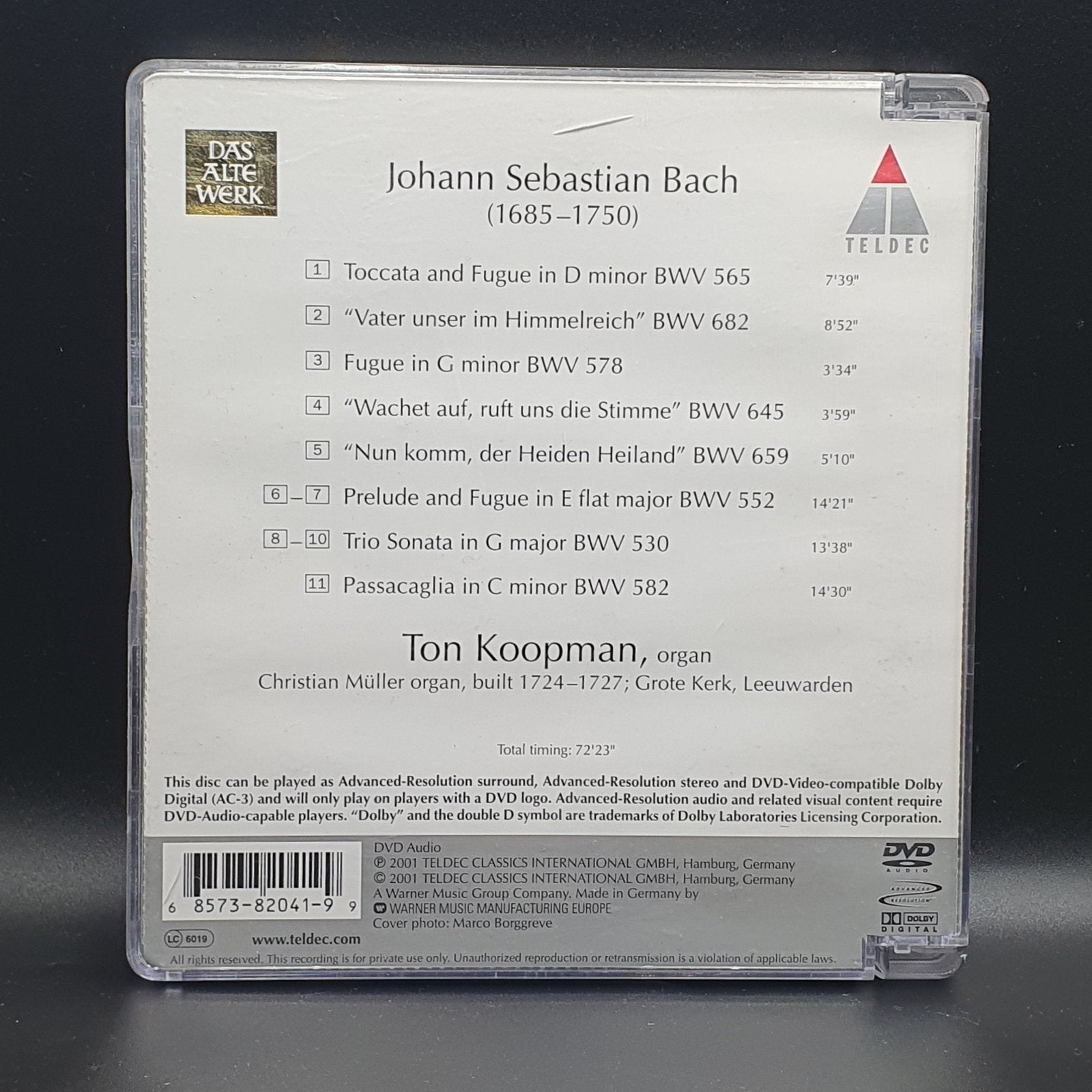 Bach - Ton Koopman ‎– Organ Spectacular: Famous Organ Works By Bach - Vinyl Store Online