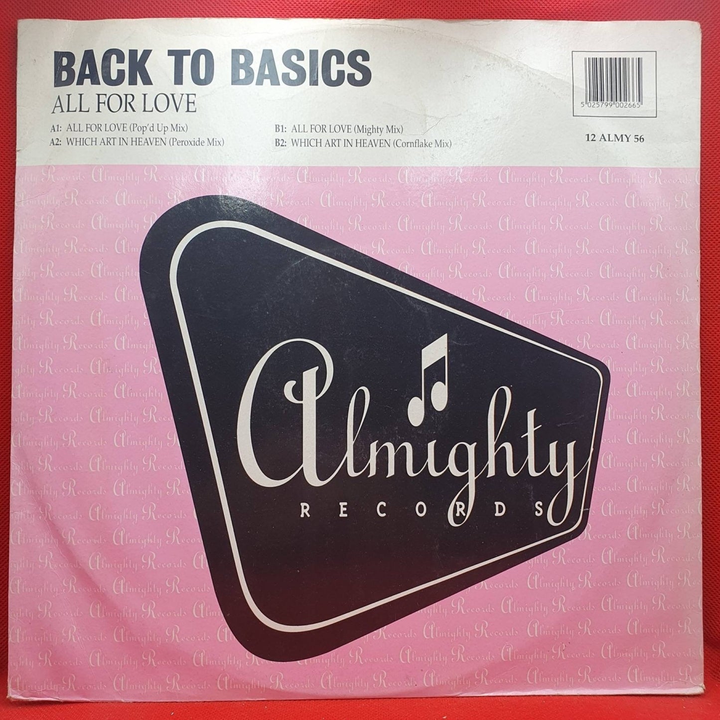 Back To Basics ‎– All For Love - Vinyl Store Online