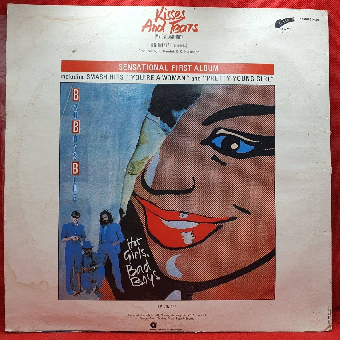 Bad Boys Blue ‎– Kisses And Tears (My One And Only) - Vinyl Store Online
