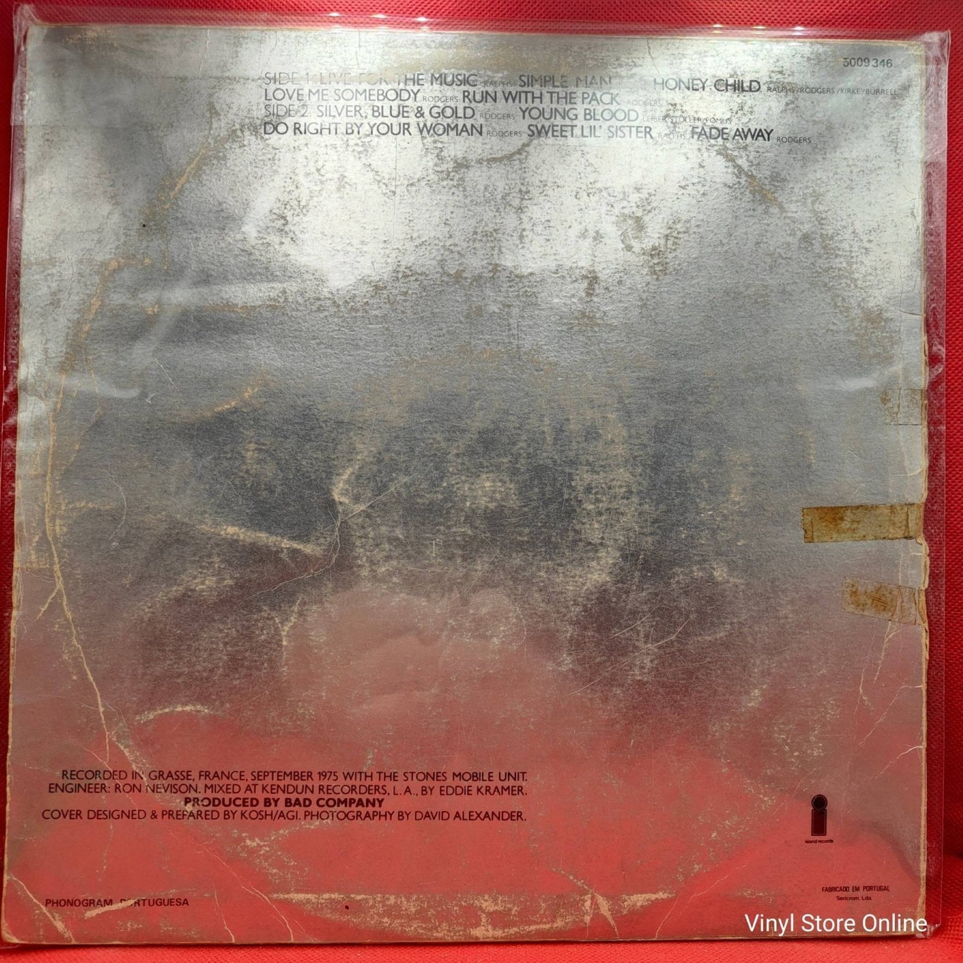 Bad Company ‎– Run With The Pack - Vinyl Store Online
