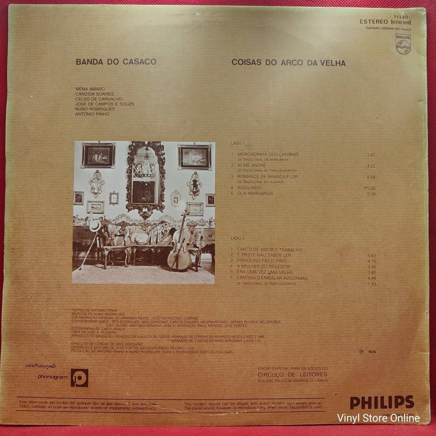 Banda Do Casaco ‎– Coisas Do Arco Da Velha - Vinyl Store Online